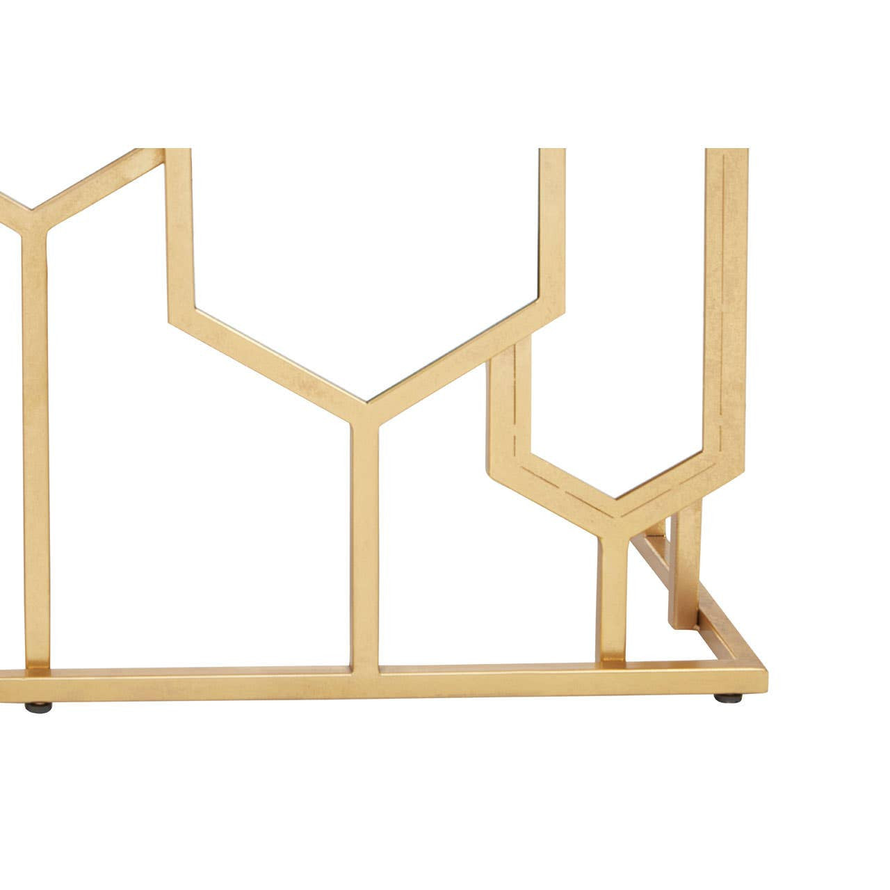 Rio Gold and Mirror Console Table