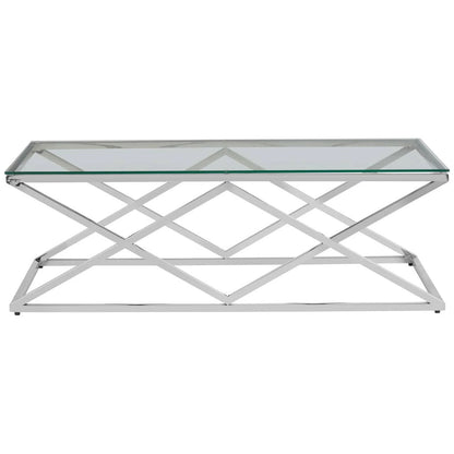 Allure Inverted Prism Base Coffee Table