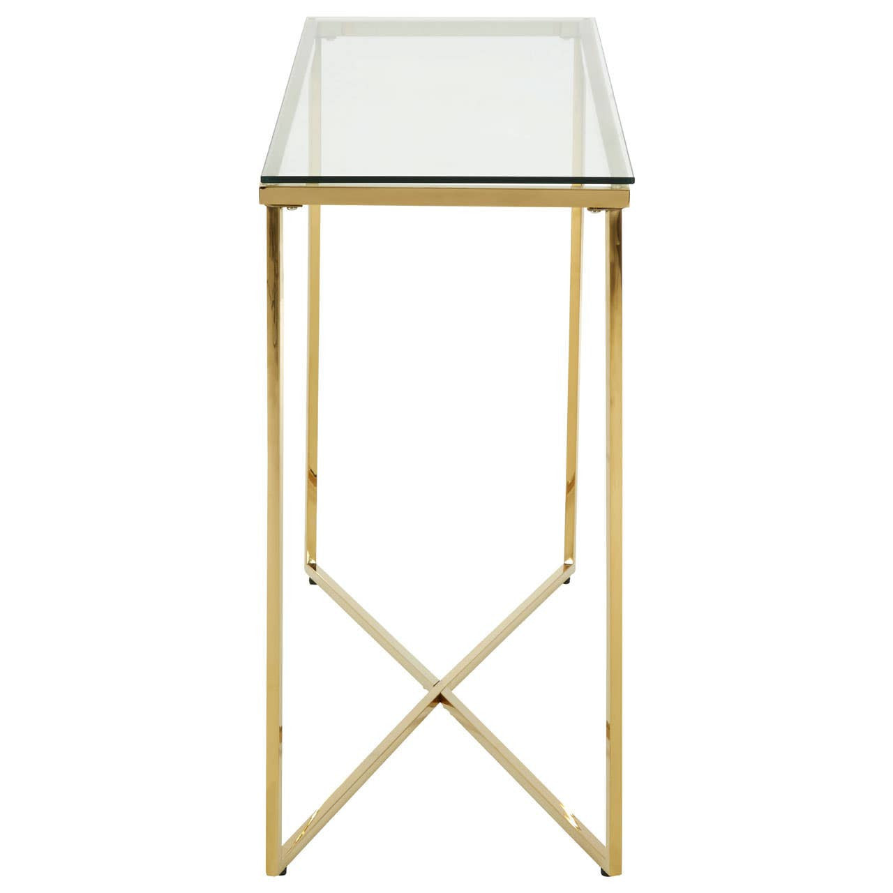 Allure Cross Base Console Table