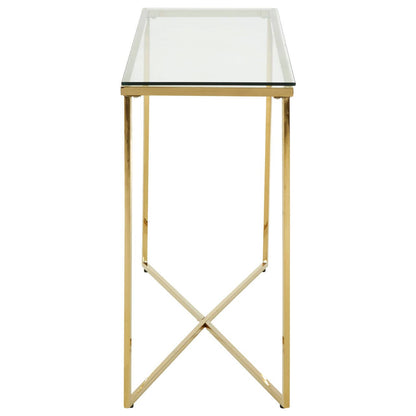 Allure Cross Base Console Table