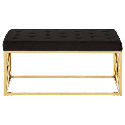 Allure Mink Tufted Bench