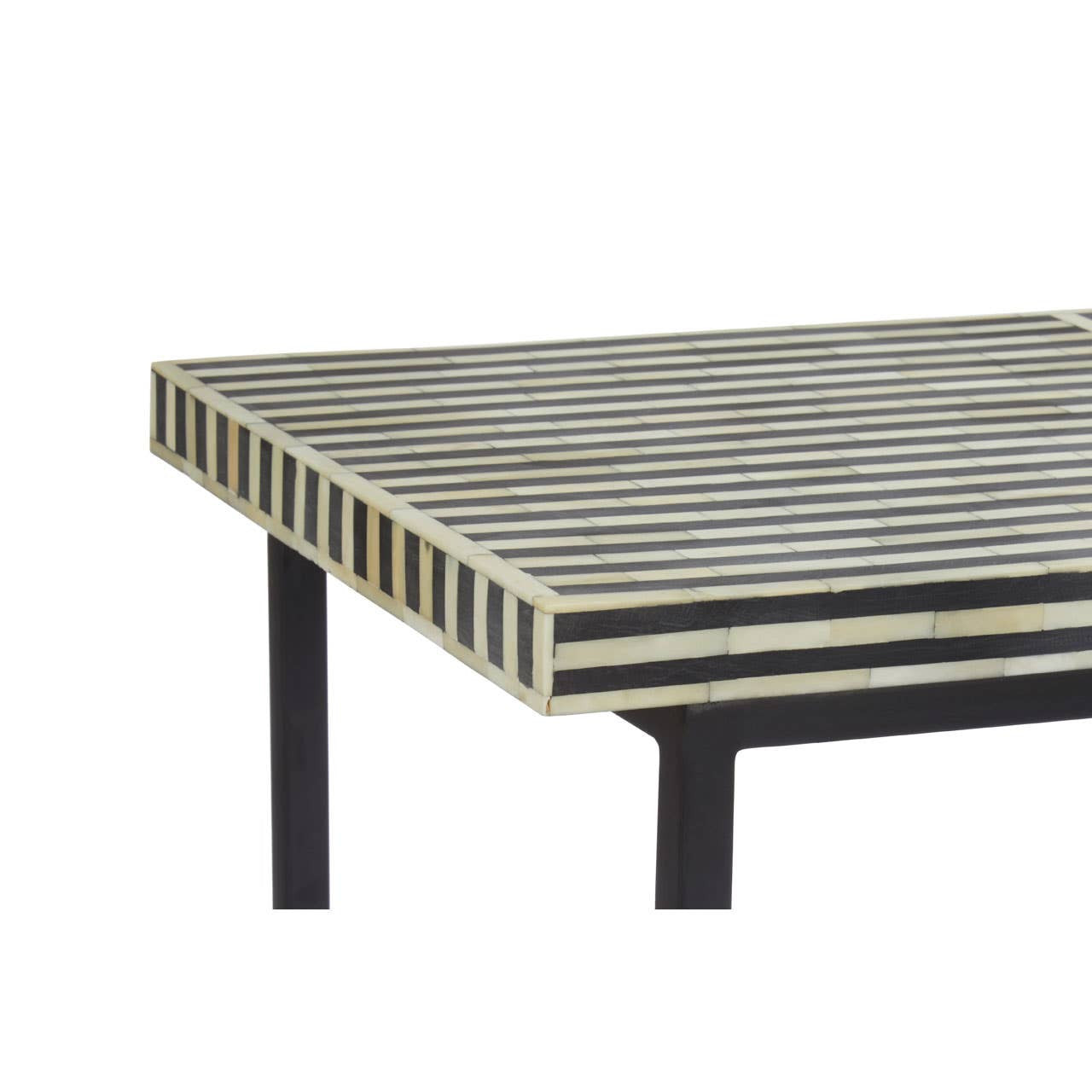 Boho Mango Wood with Bone Inlay Console Table