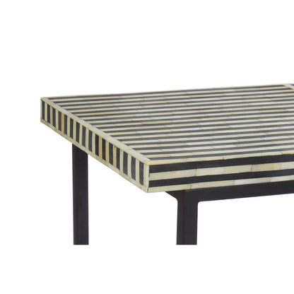 Boho Mango Wood with Bone Inlay Console Table