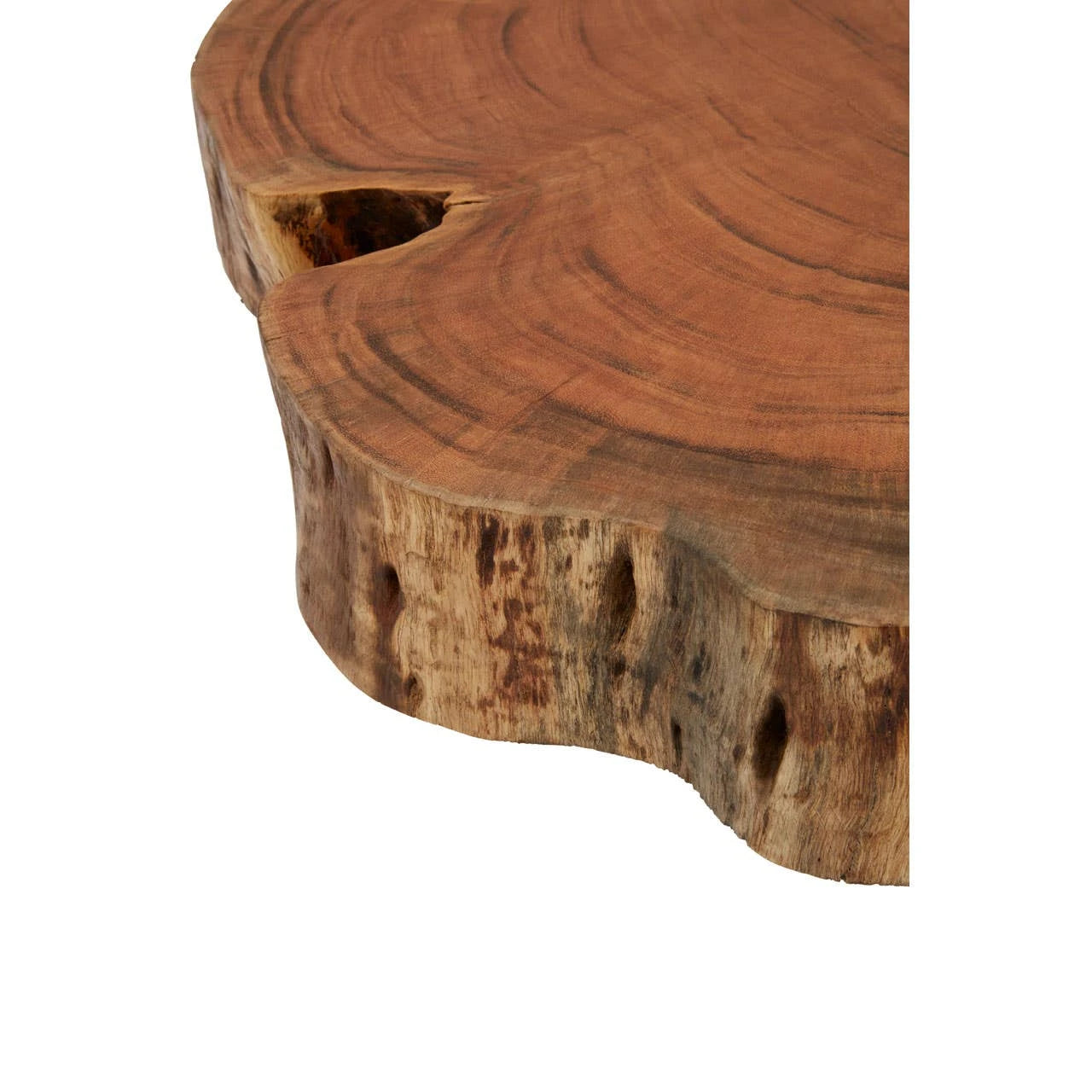 Almora Acacia Wood Log Coffee Table