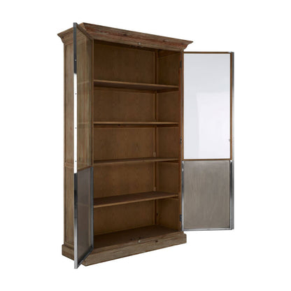 Richmond White Washed Pine Wood 2 Door Cabinet