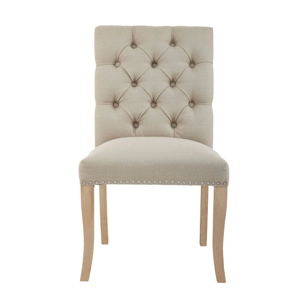 Kensington Townhouse Natural Linen Dining Chair