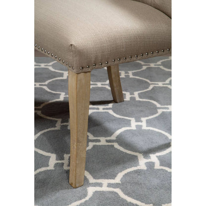 Kensington Townhouse Natural Linen Dining Chair