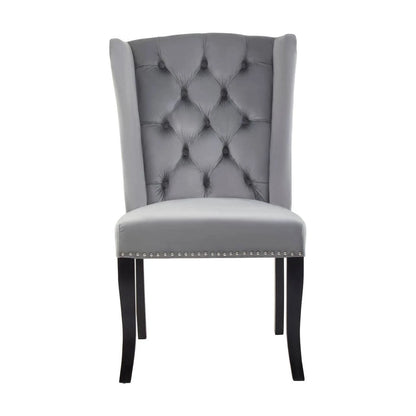 Kensington Townhouse Grey Velvet Dining Chair