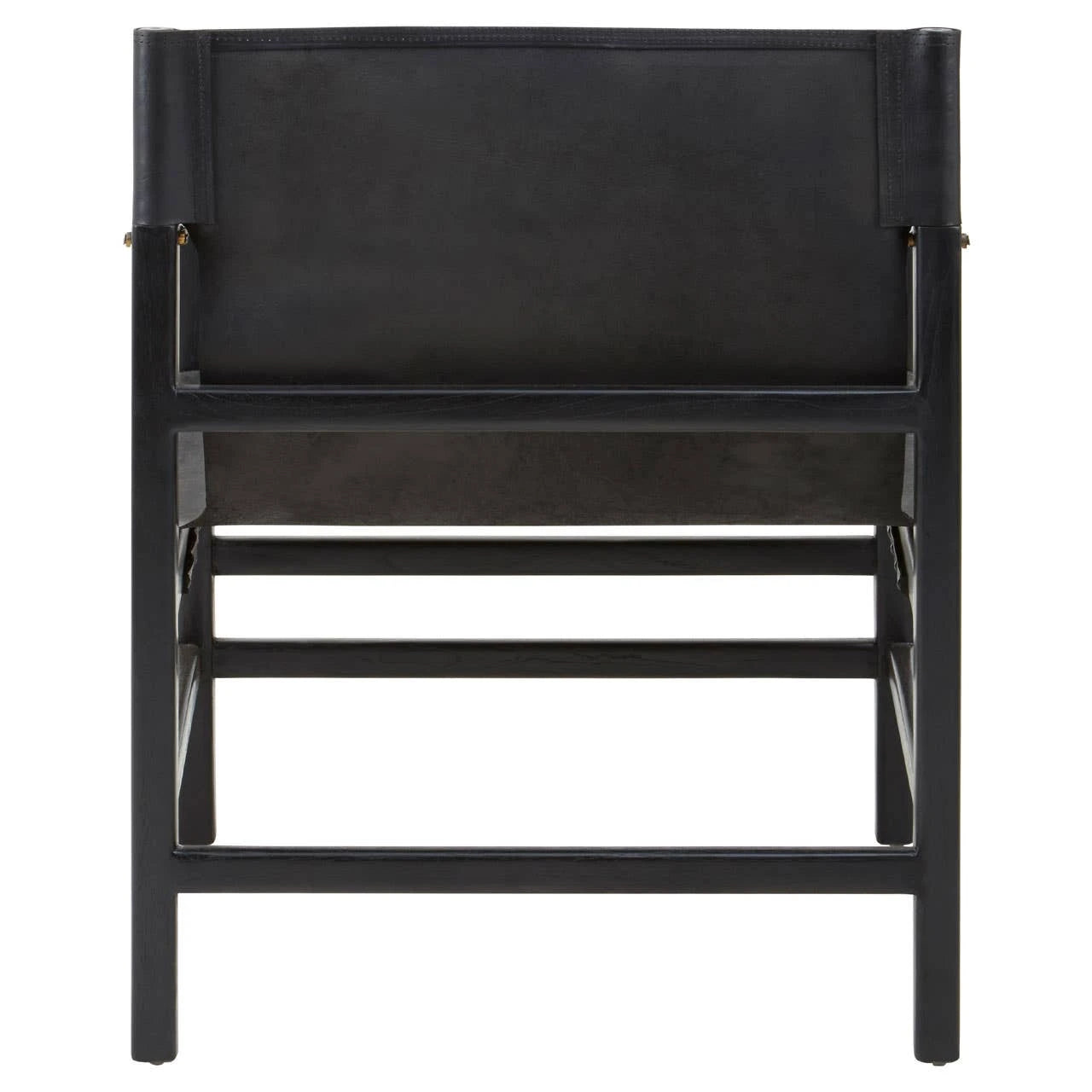Kendari Black Teak Wood Frame Armchair