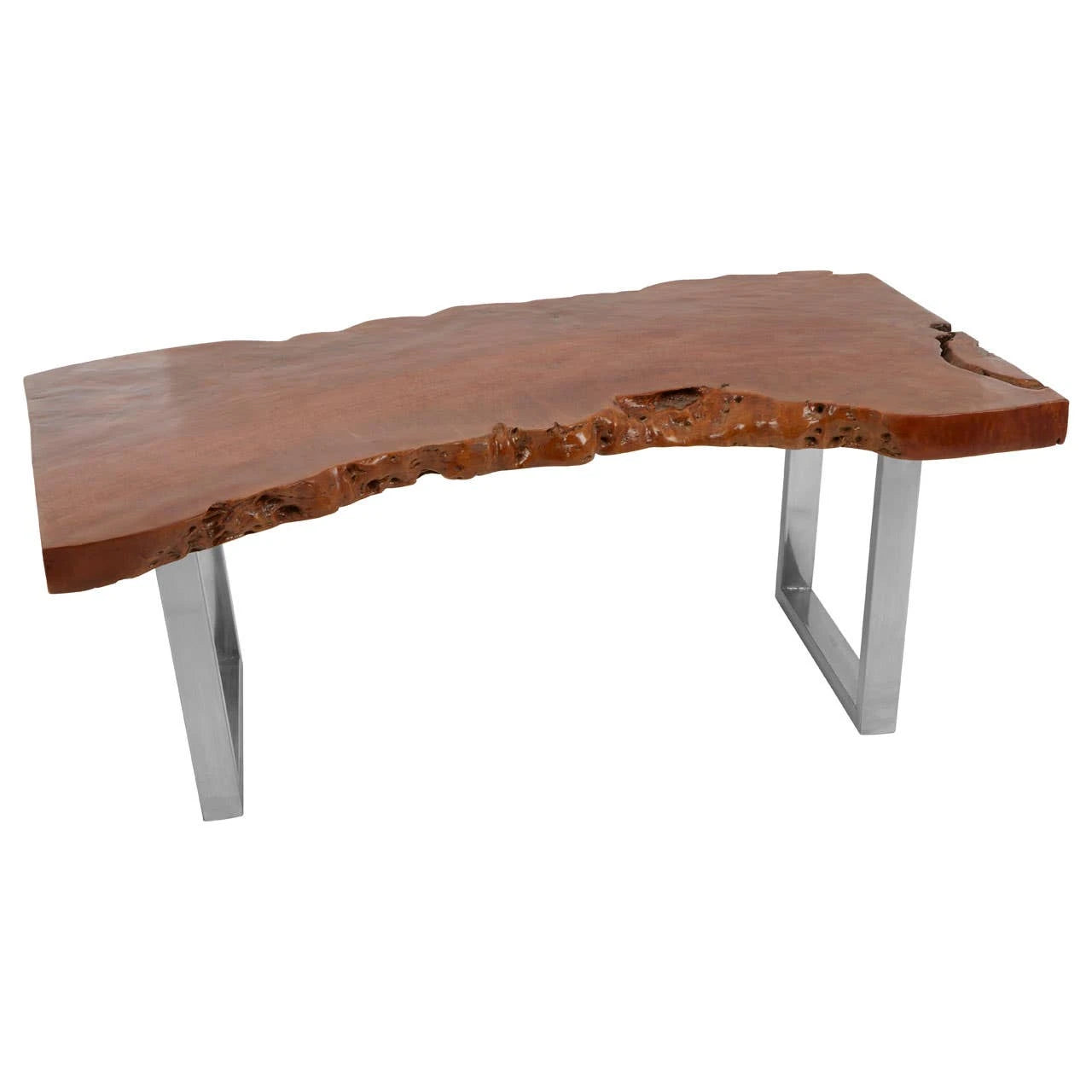 Surak Longan Wood Live Edge Coffee Table