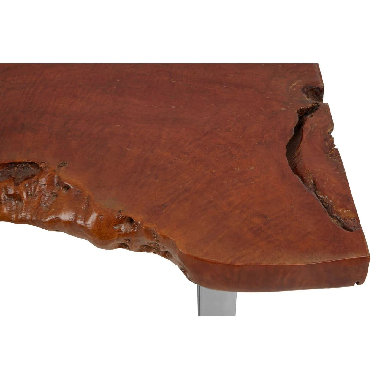 Surak Longan Wood Live Edge Coffee Table