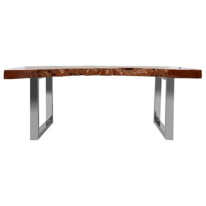 Surak Longan Wood Live Edge Coffee Table