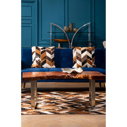 Surak Longan Wood Live Edge Coffee Table