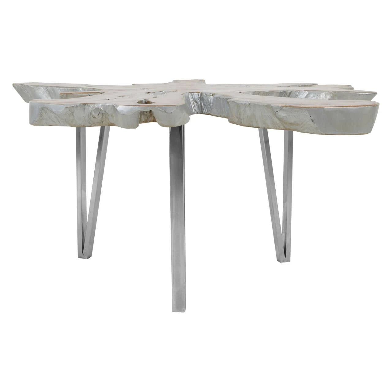 Surak Organic Star Top Teak Wood Coffee Table