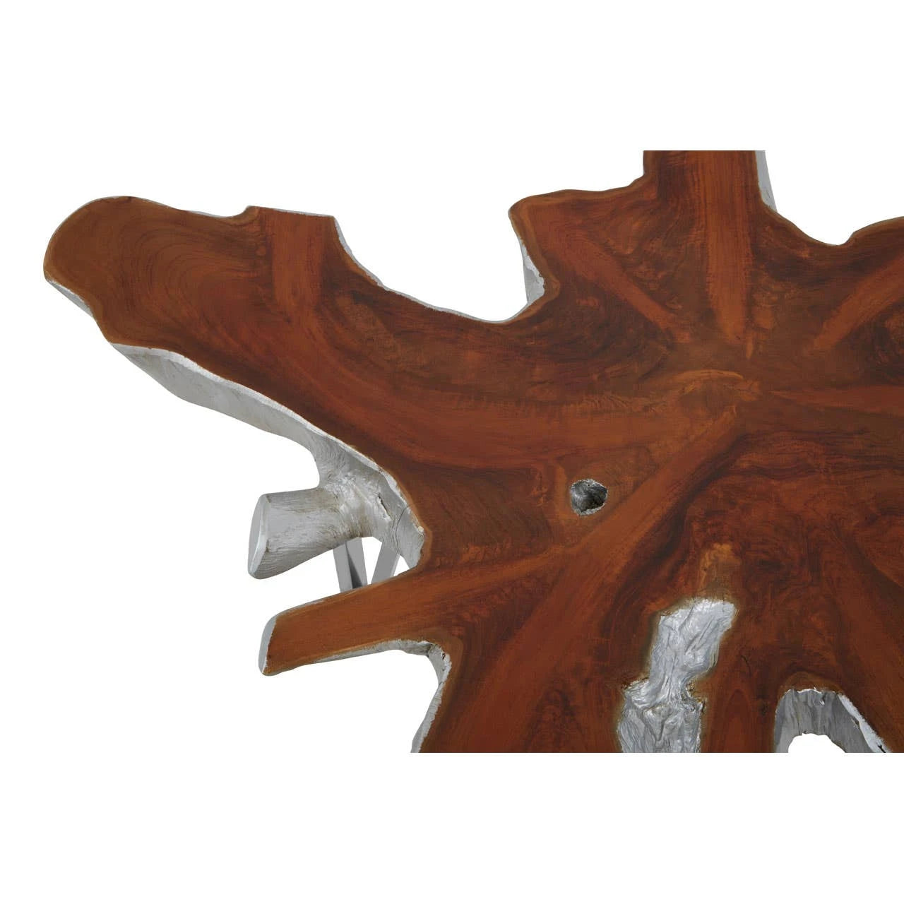 Surak Organic Star Top Teak Wood Coffee Table