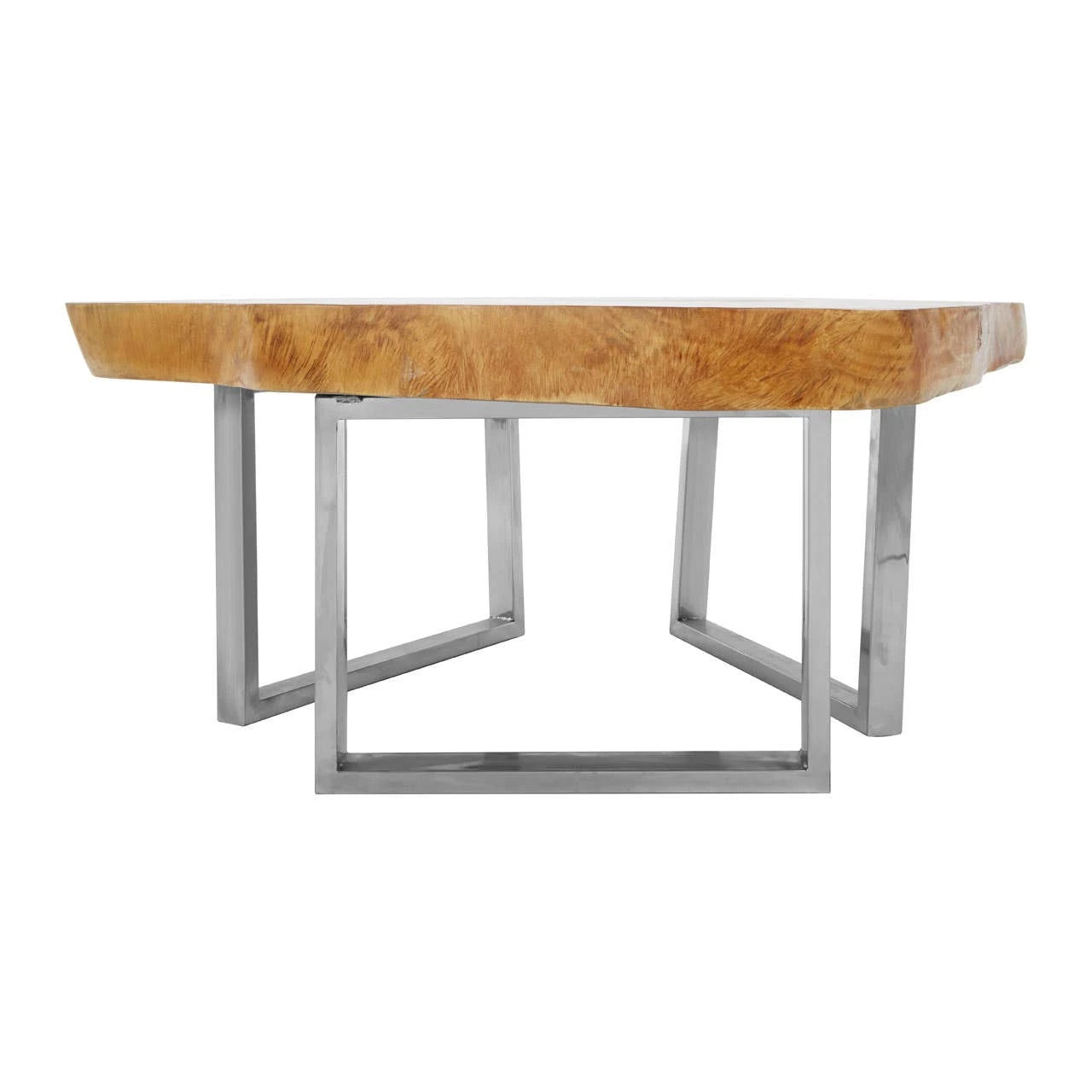 Surak Live Edge Teak Wood Coffee Table