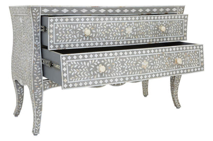 Fusion Chest of 2 Drawers with Mother of Pearl Inlay