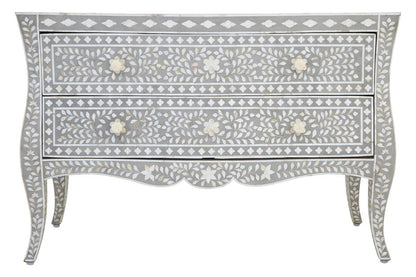 Fusion Chest of 2 Drawers with Mother of Pearl Inlay
