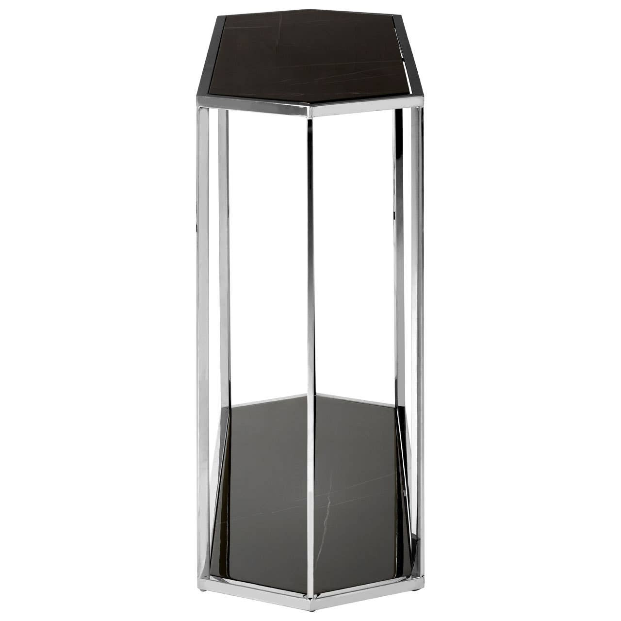 Piermount Silver Frame Console Table