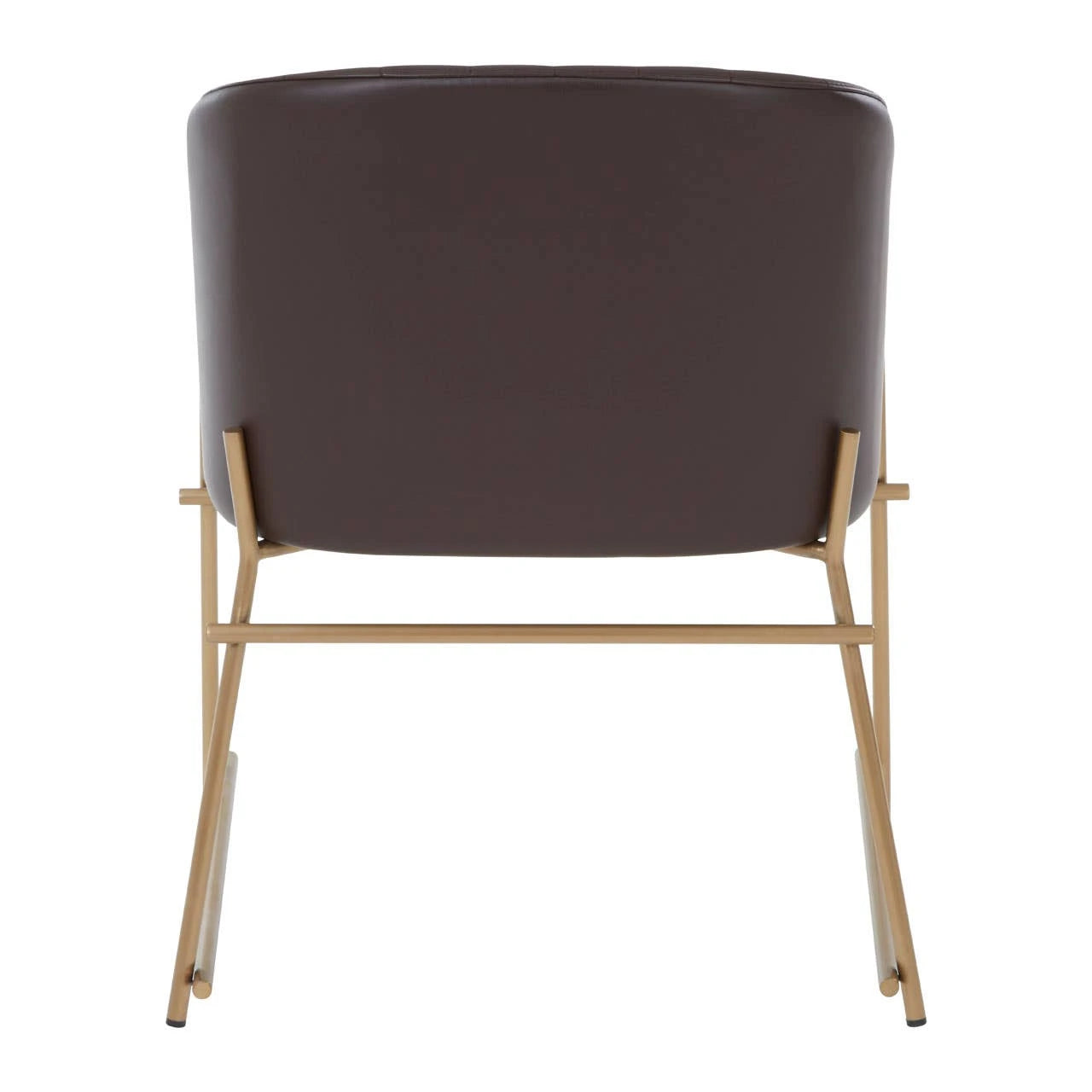 Delta Brown Faux Leather Dining Chair