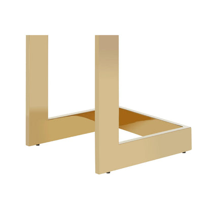 Deana Gold and Black Console Table