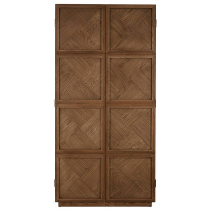 Salvar Natural Oak Wood Tall Cabinet
