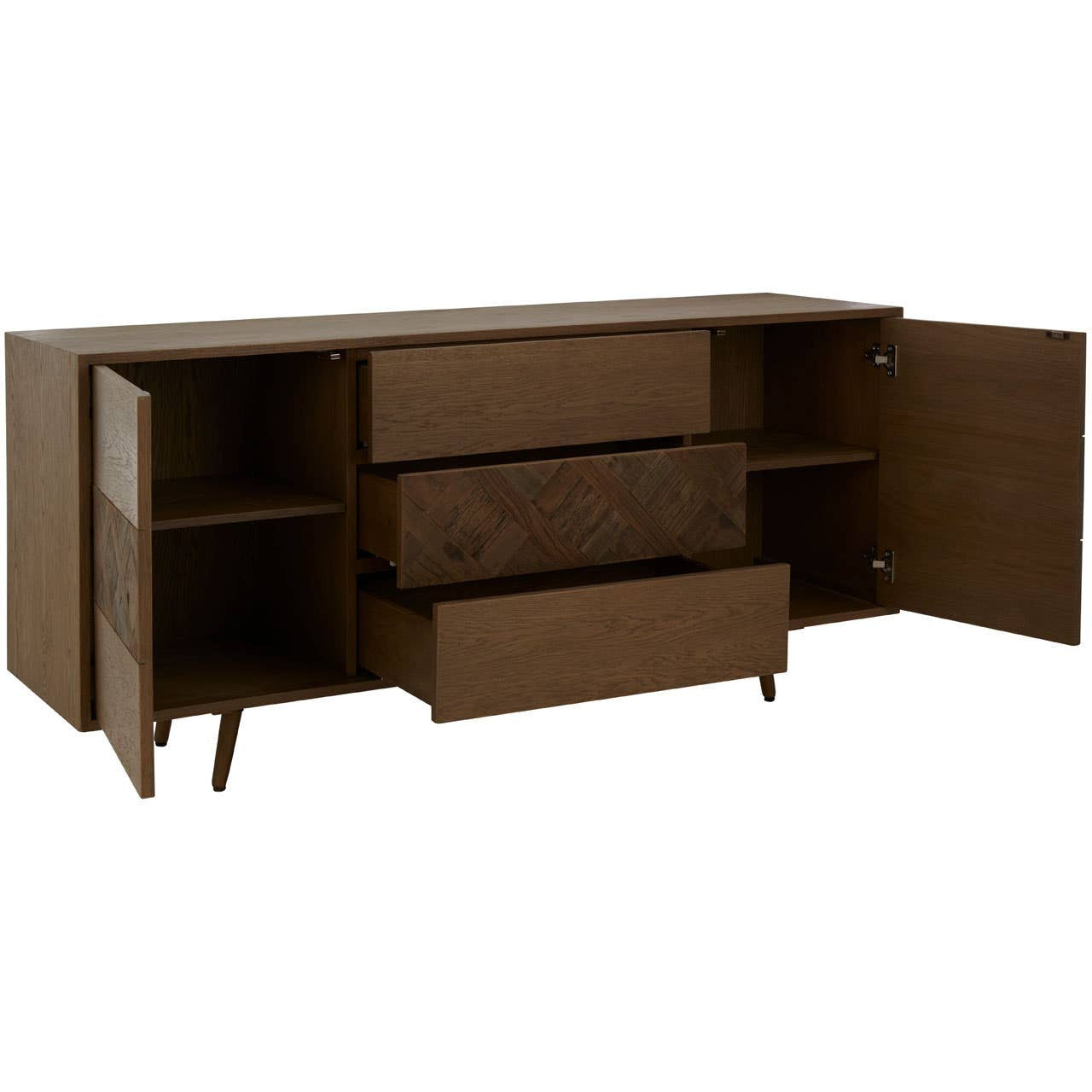 Salvar Oak and Elm Wood Sideboard