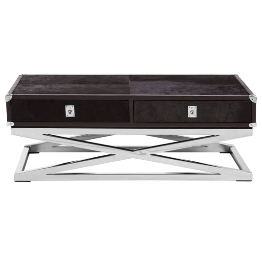 Kensington Townhouse Hair On Hide Coffee Table