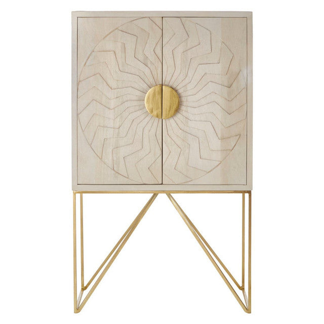 Sadras White Wash Mango Wood Cabinet