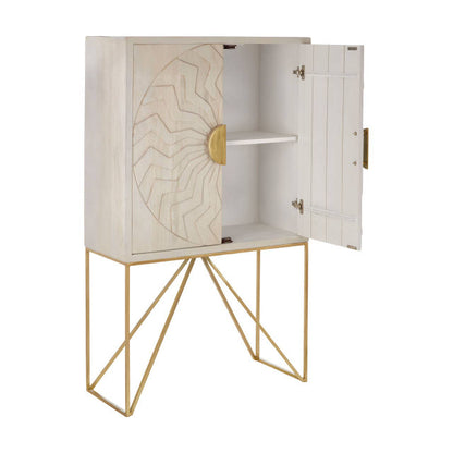 Sadras White Wash Mango Wood Cabinet
