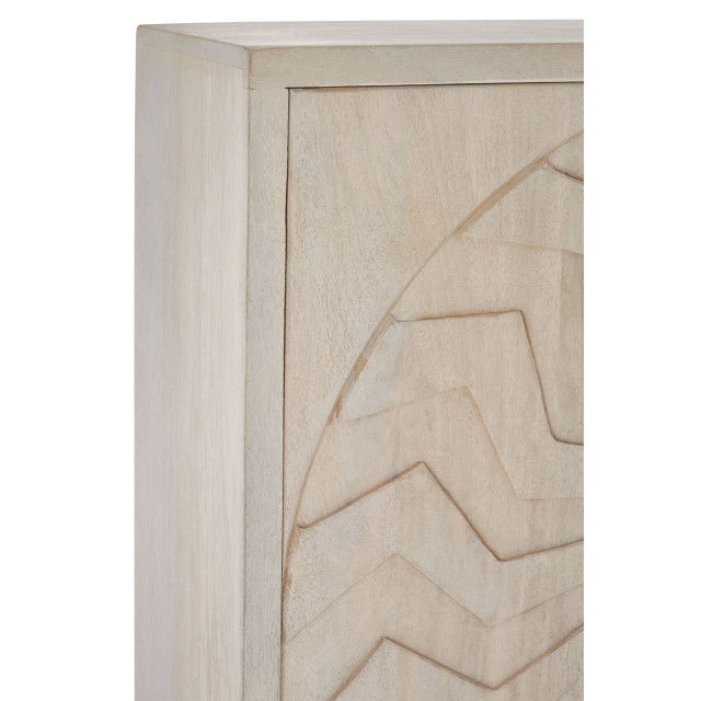 Sadras White Wash Mango Wood Cabinet