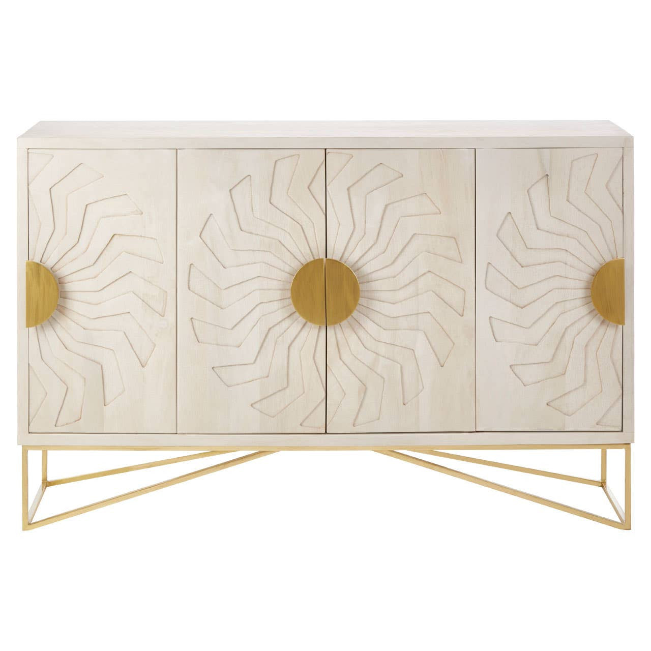 Sadras White Wash Mango Wood Sideboard