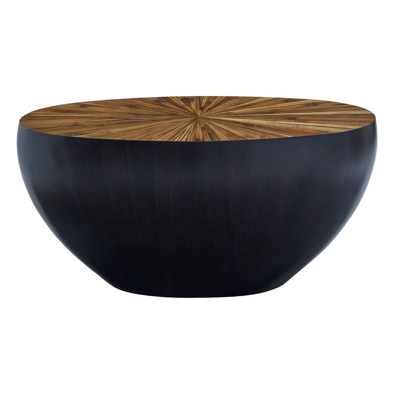 Gabo Round Ebony Console Table