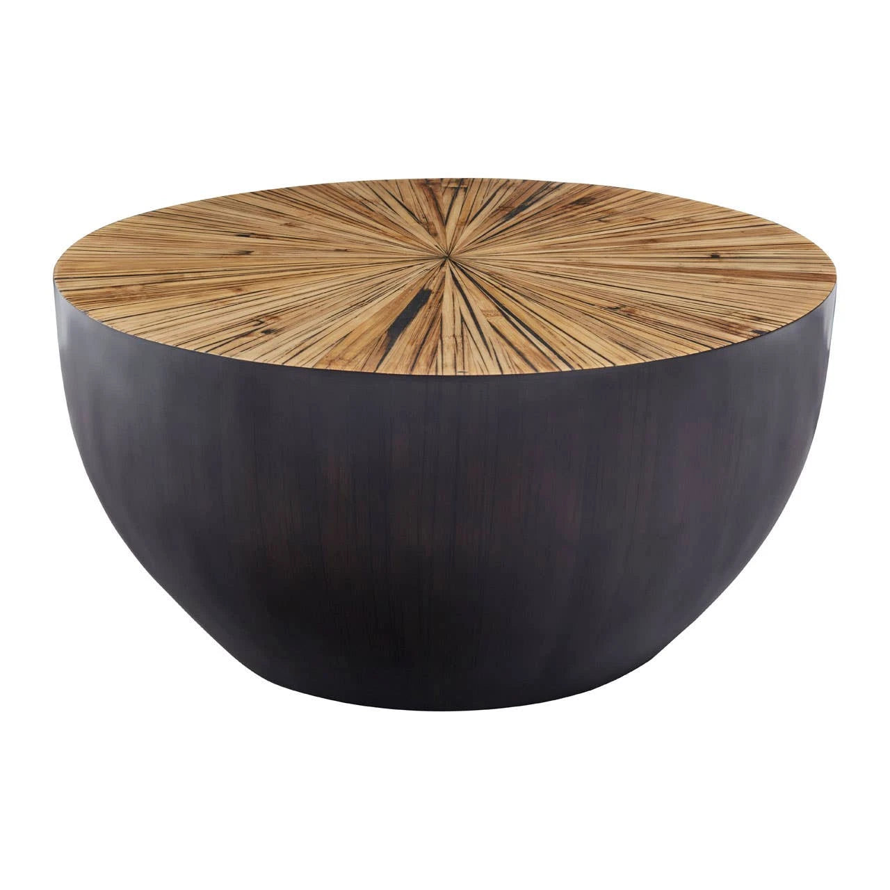 Gabo Small Round Ebony Coffee Table