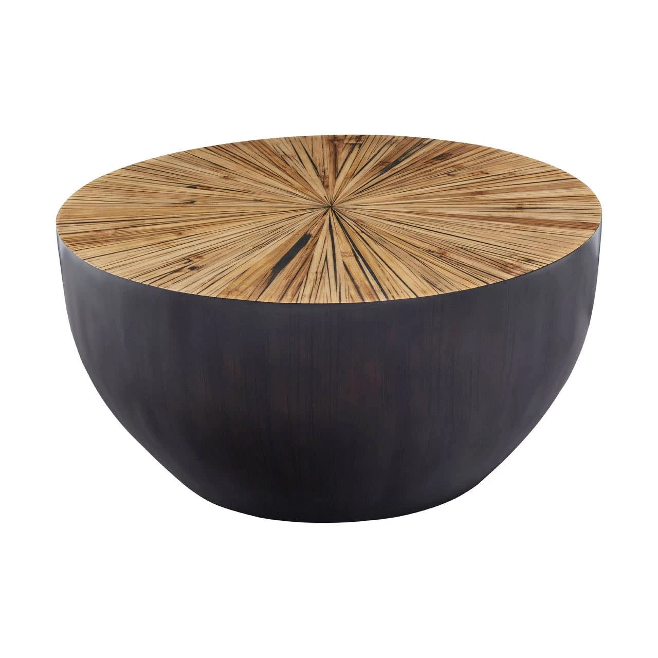 Gabo Small Round Ebony Coffee Table