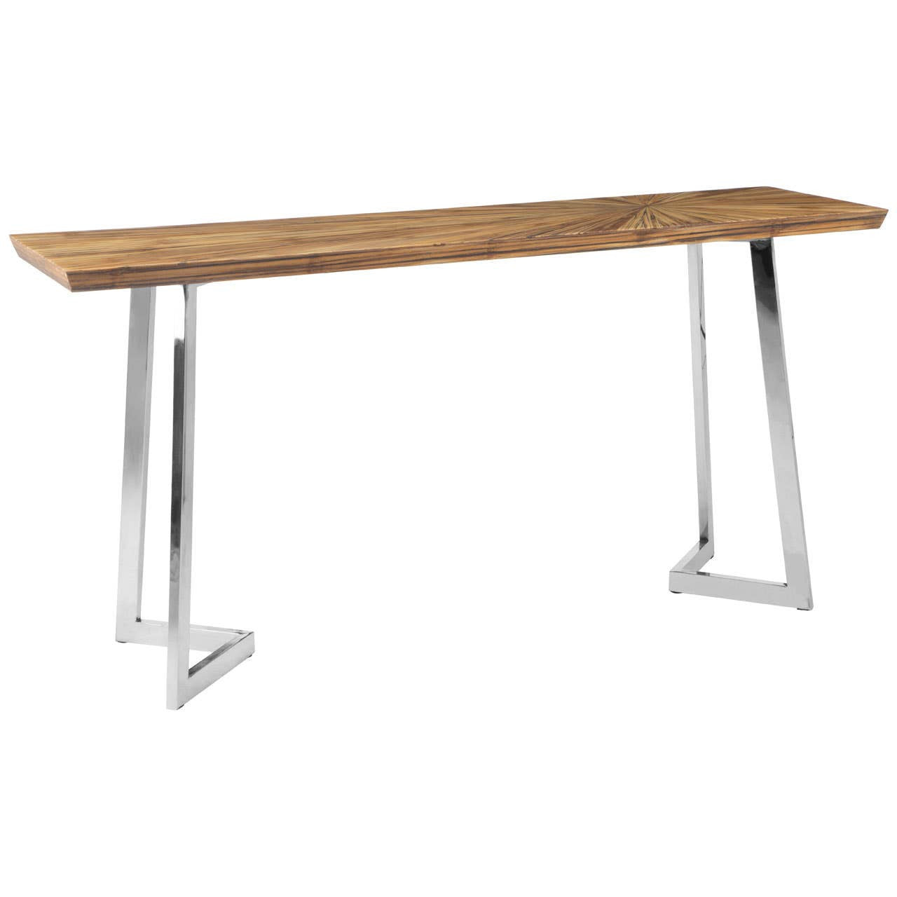 Gabar Natural Bamboo Console Table