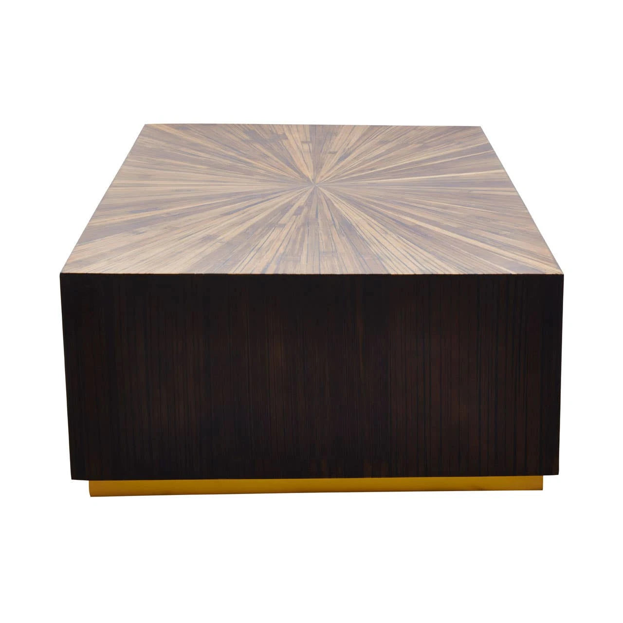 Gabelle Rectangle Ebony Bamboo Coffee Table