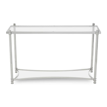 Aprilia White Marble Console Table