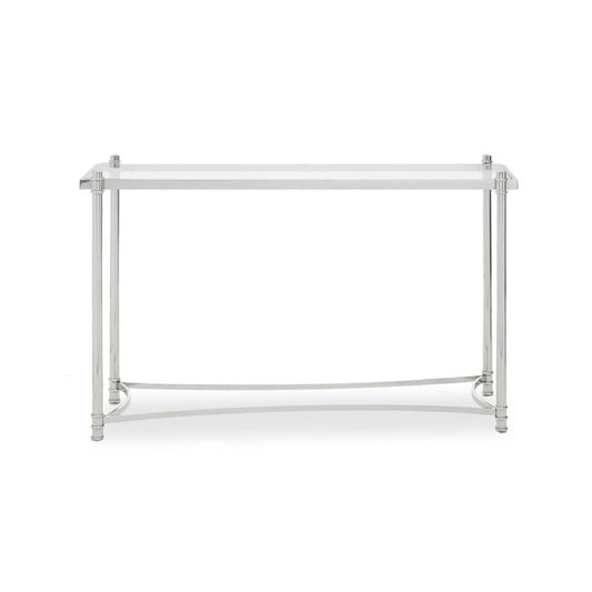Aprilia White Marble Console Table