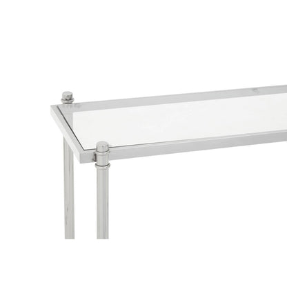 Aprilia White Marble Console Table