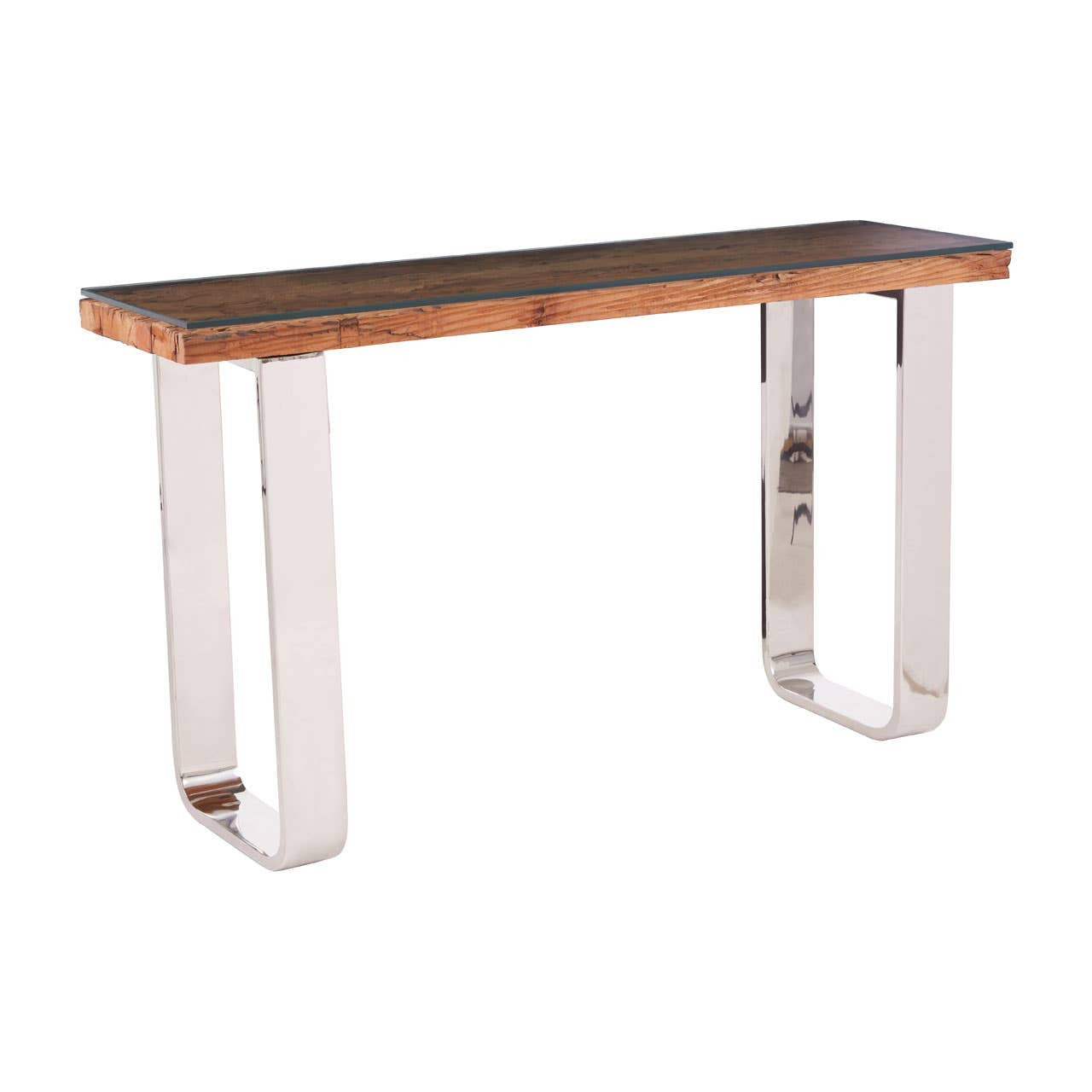 Kerala Natural U Shaped Base Console Table