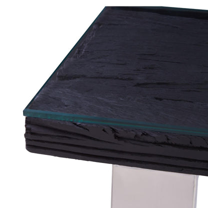 Kerala Small Black Console Table