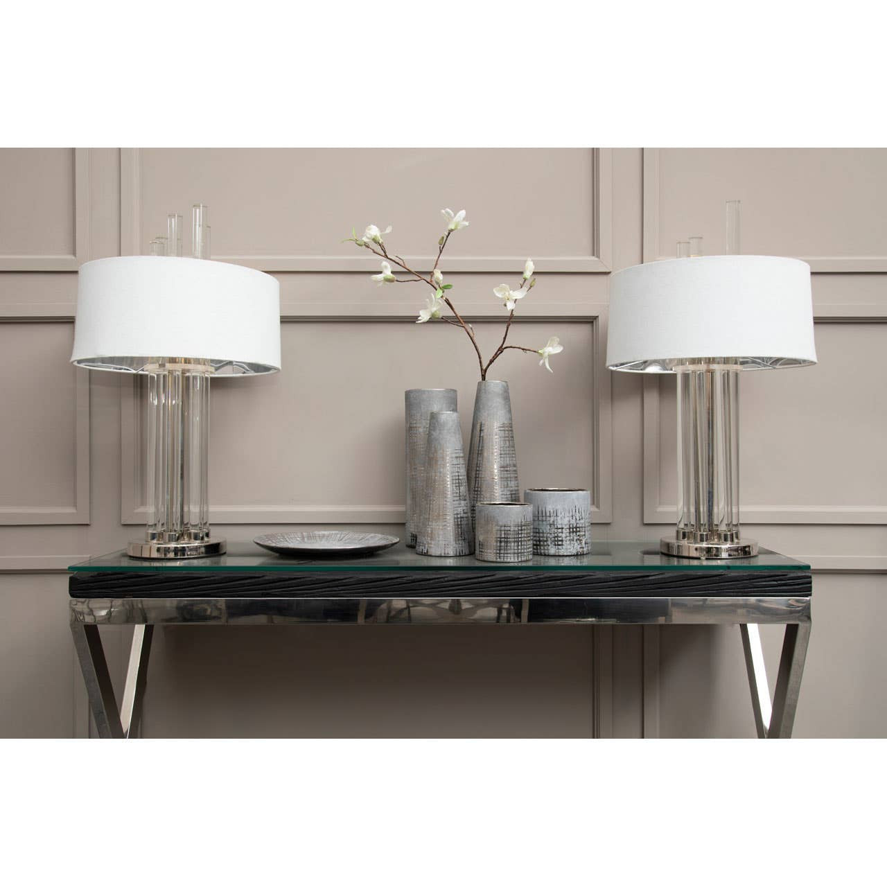 Kerala Console Table With Crossed Legs