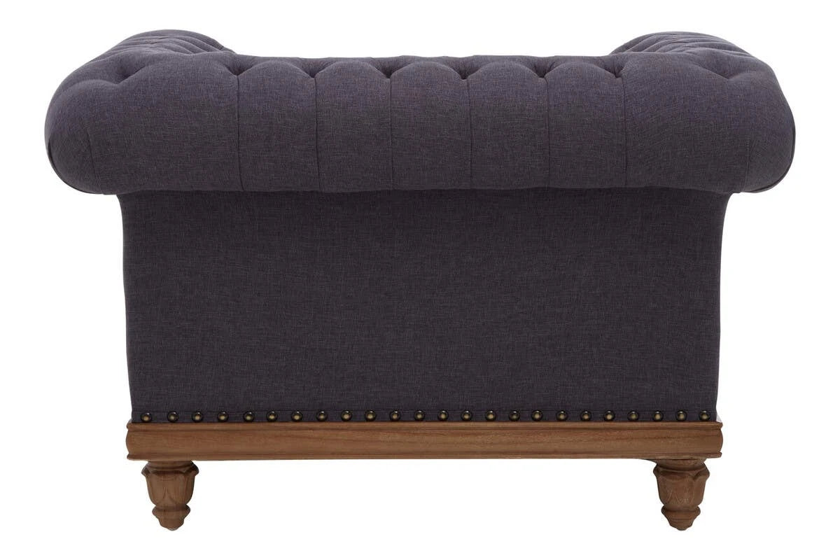 Cabra Chesterfield Graphite Grey Chair
