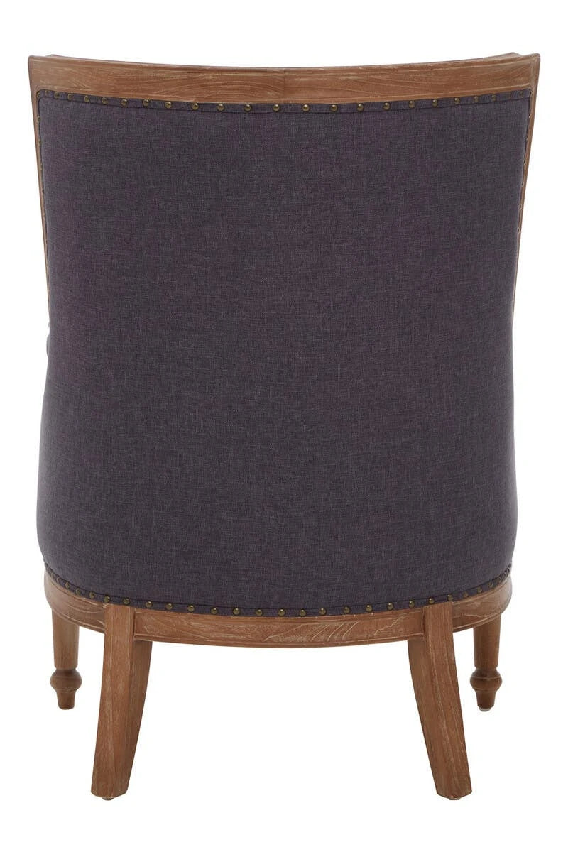 Cabra Graphite Grey Fabric Armchair