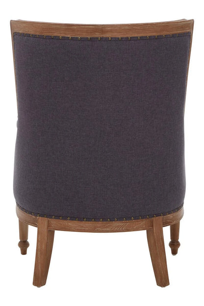 Cabra Graphite Grey Fabric Armchair