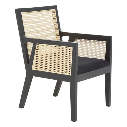 Corso Rattan Chair with Black Frame