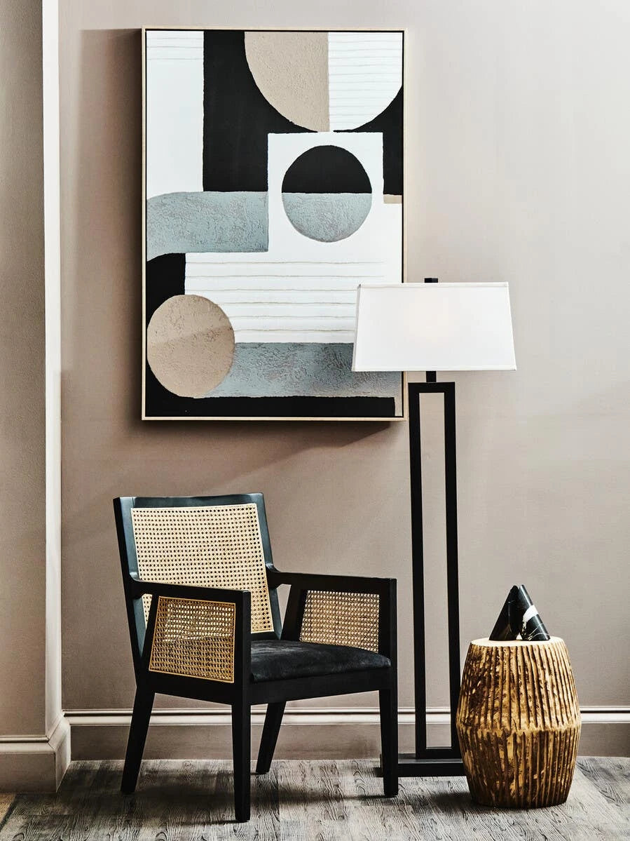Corso Rattan Chair with Black Frame