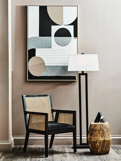 Corso Rattan Chair with Black Frame