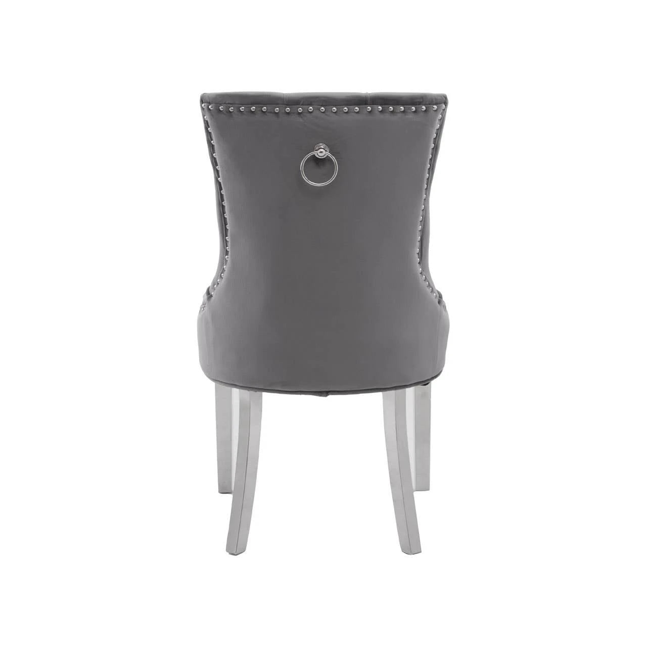 Richmond Grey Velvet Dining Chair